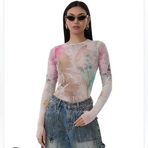 AFRM KAYLEE TOP - SPRING STATUE SIZE XS